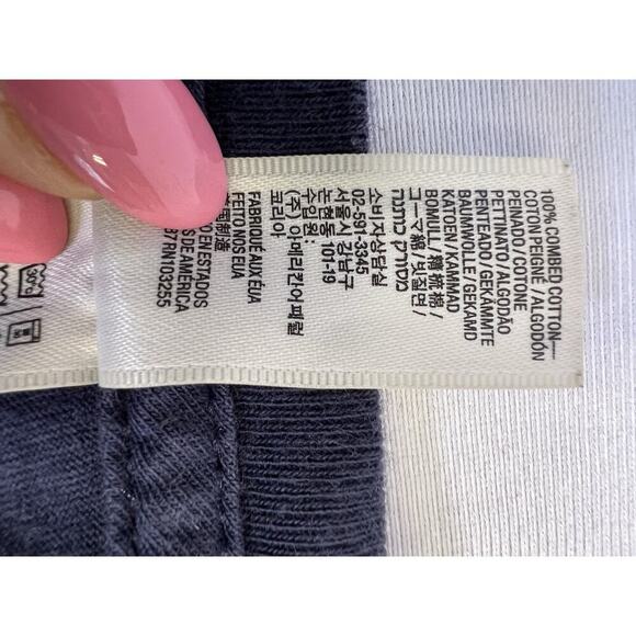 American Apparel Blue T Shirt Dress Size S Made In USA Vintage Preppy - Picture 9 of 10